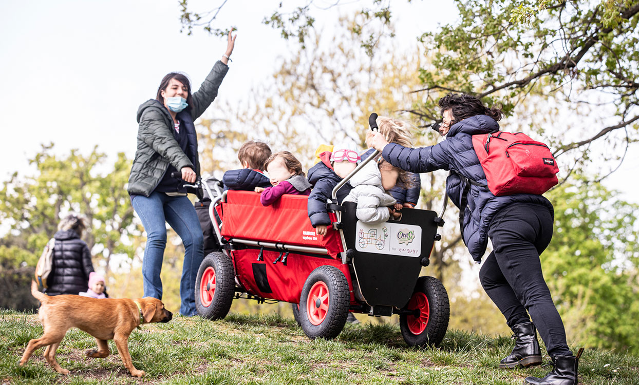 Evviva l’outdoor education: a Bologna arriva il walking wagon targato Orasì!